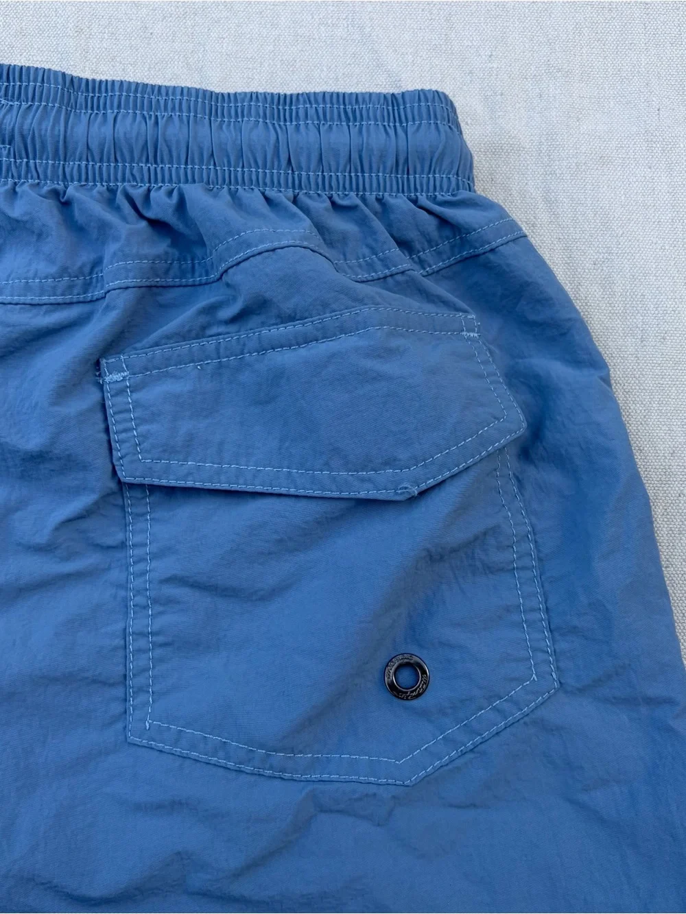 Maamgic Blue Swim Trunks with Drawstring, Size M, Summer Beach Vacation